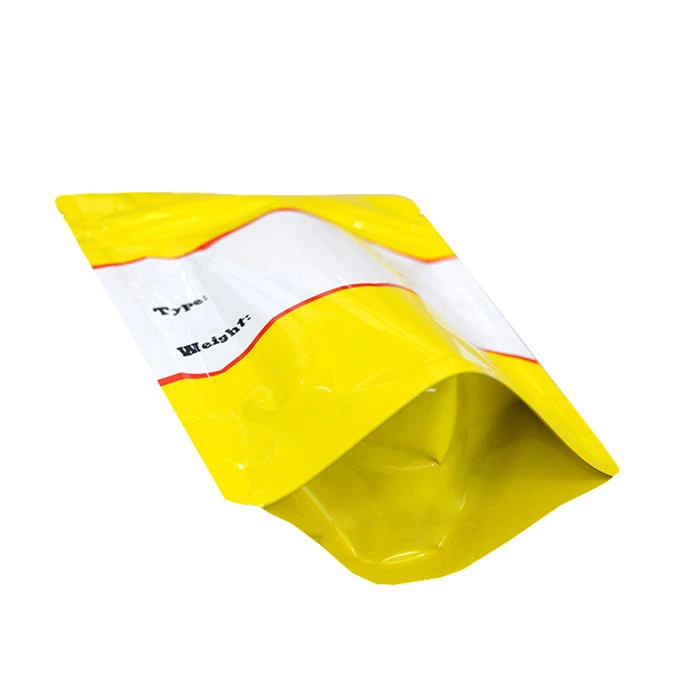 Cookies Cannabis Packaging Glossy Stand Up Pouch With Window