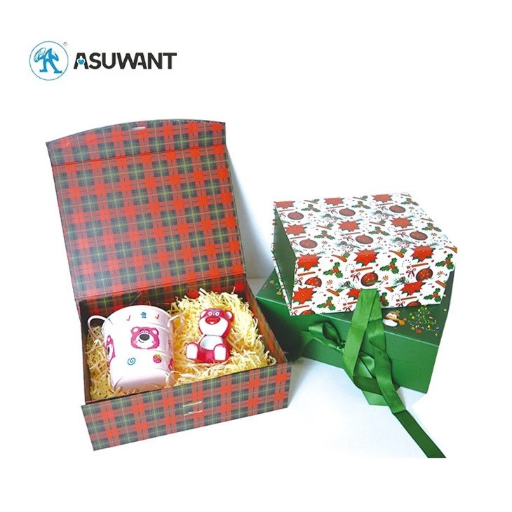 Christmas Paper Candy Box With Flip Lid suppliers